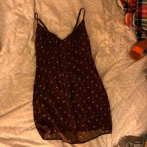 L.A. Hearts Brown Floral Sundress
